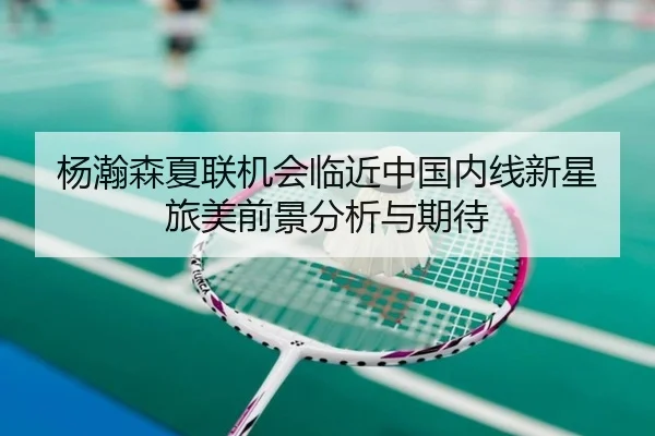 杨瀚森夏联机会临近中国内线新星旅美前景分析与期待
